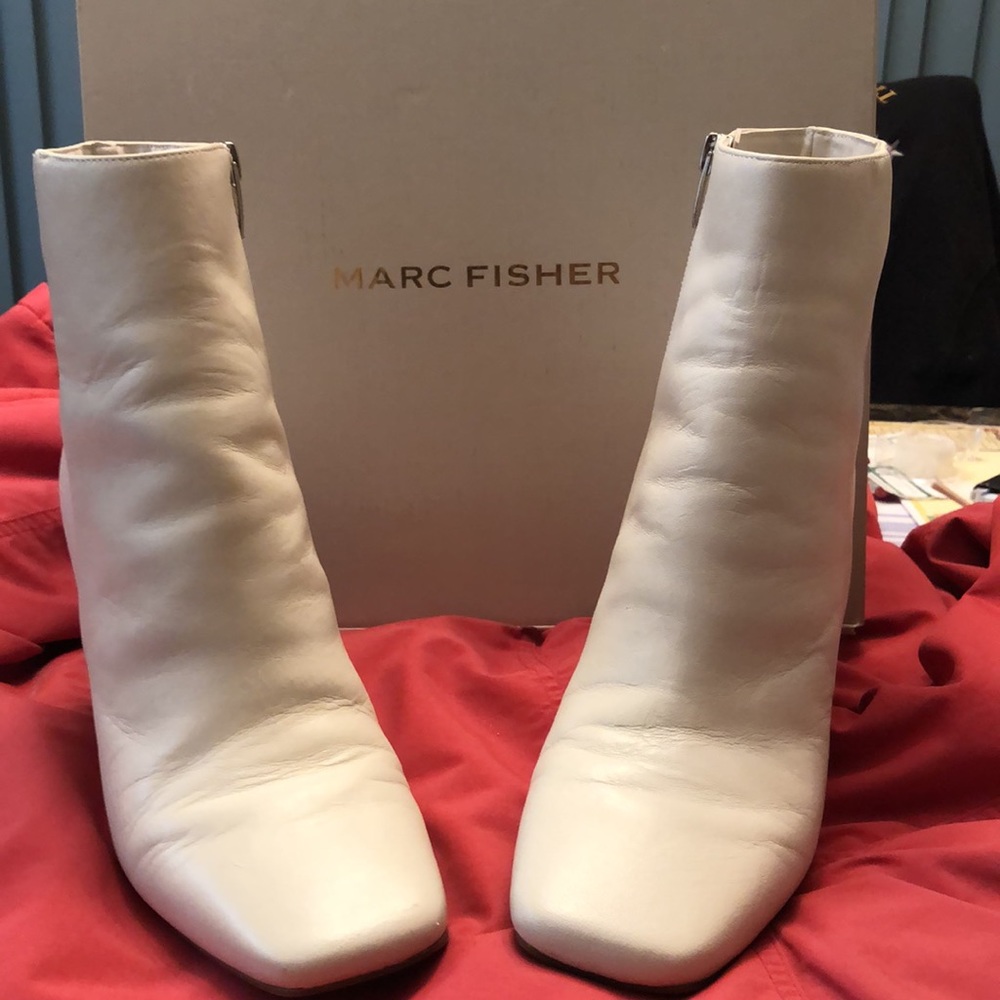 COPY - Marc Fisher White Boots